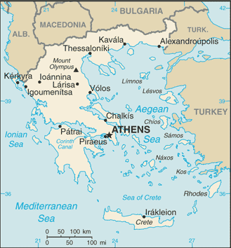 Климат Греция